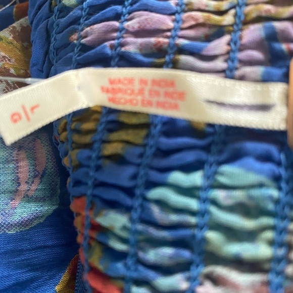 Free People Balloon Hem Floral Tie Two Ways Halter\Strapless Boho Dress SOLD OUT - Picture 13 of 13